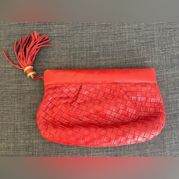 Jay Herbert Vintage Red Shoulder Bag Made in the USA - Picture 3 of 8